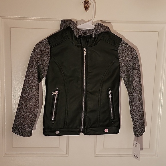 SO Other - SO, little girls jacket with hood, black. Size 4/5, NWT.